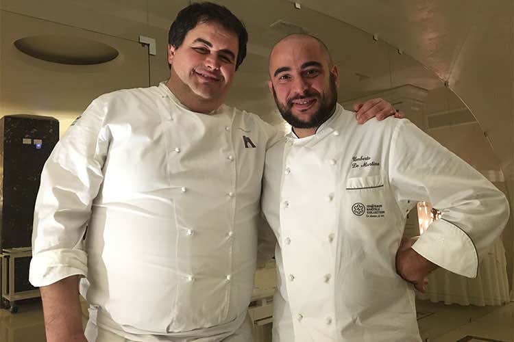Gennaro Esposito da Umberto De Martino Duetto in cucina al Florian Maison