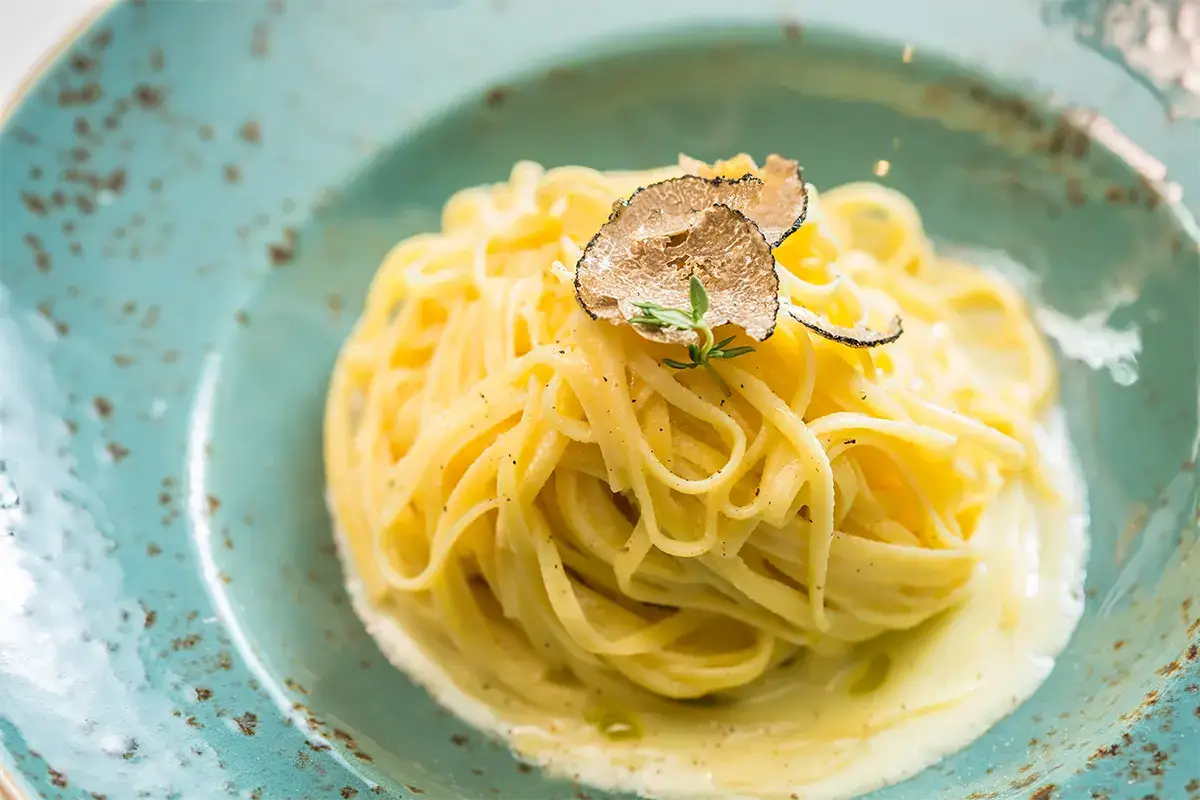 Pasta al tartufo senza utilizzo di burro: primo di alto profilo, ma senza lattosio&nbsp; Menu di Pasqua e Pasquetta Come rendere felici tutti