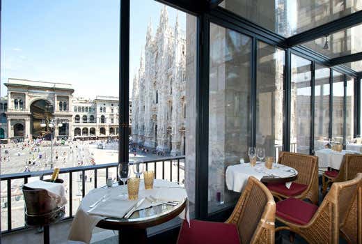 Al ristorante Giacomo Arengario colazione e aperitivo in terrazza - Italia  a Tavola