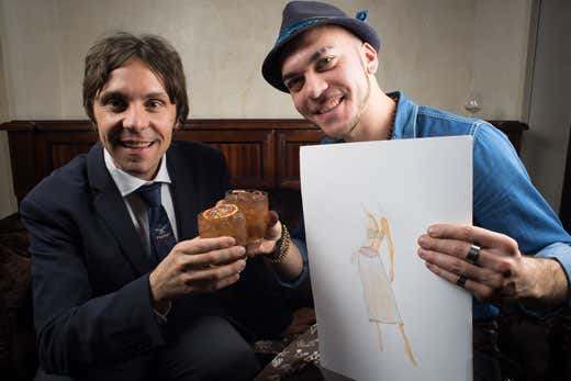 da sinistra: Gian Nicola Libardi e Vincenzo Maddaluni