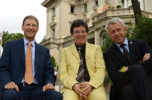 da sinistra: Giancarlo Kessler, Michele Luminati e Nicolas Bideau da sinistra: Giancarlo Kessler, Michele Luminati e Nicolas Bideau