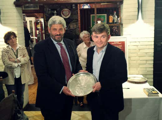 da sinistra: Gianluca Buccilli e John Dickie da sinistra: Gianluca Buccilli e John Dickie