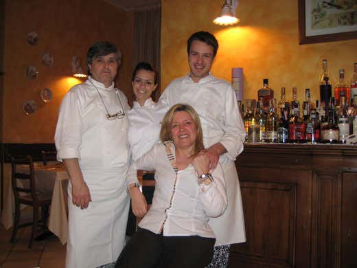 da sinistra: Gianni, Giulia, Nives e Cristian