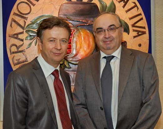 da sinistra: Giorgio Mercuri e Maurizio Gardini da sinistra: Giorgio Mercuri e Maurizio Gardini