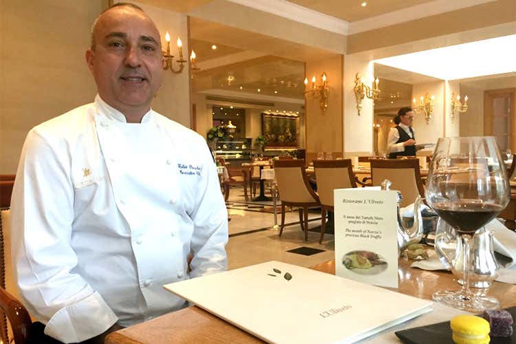 Fabio Boschero - Giorno del ringraziamento a casa con il menu del Rome Cavalieri