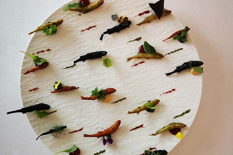 Acquadelle in salse (Glam, non il solito ristorante Il tocco di Bartolini a Venezia)