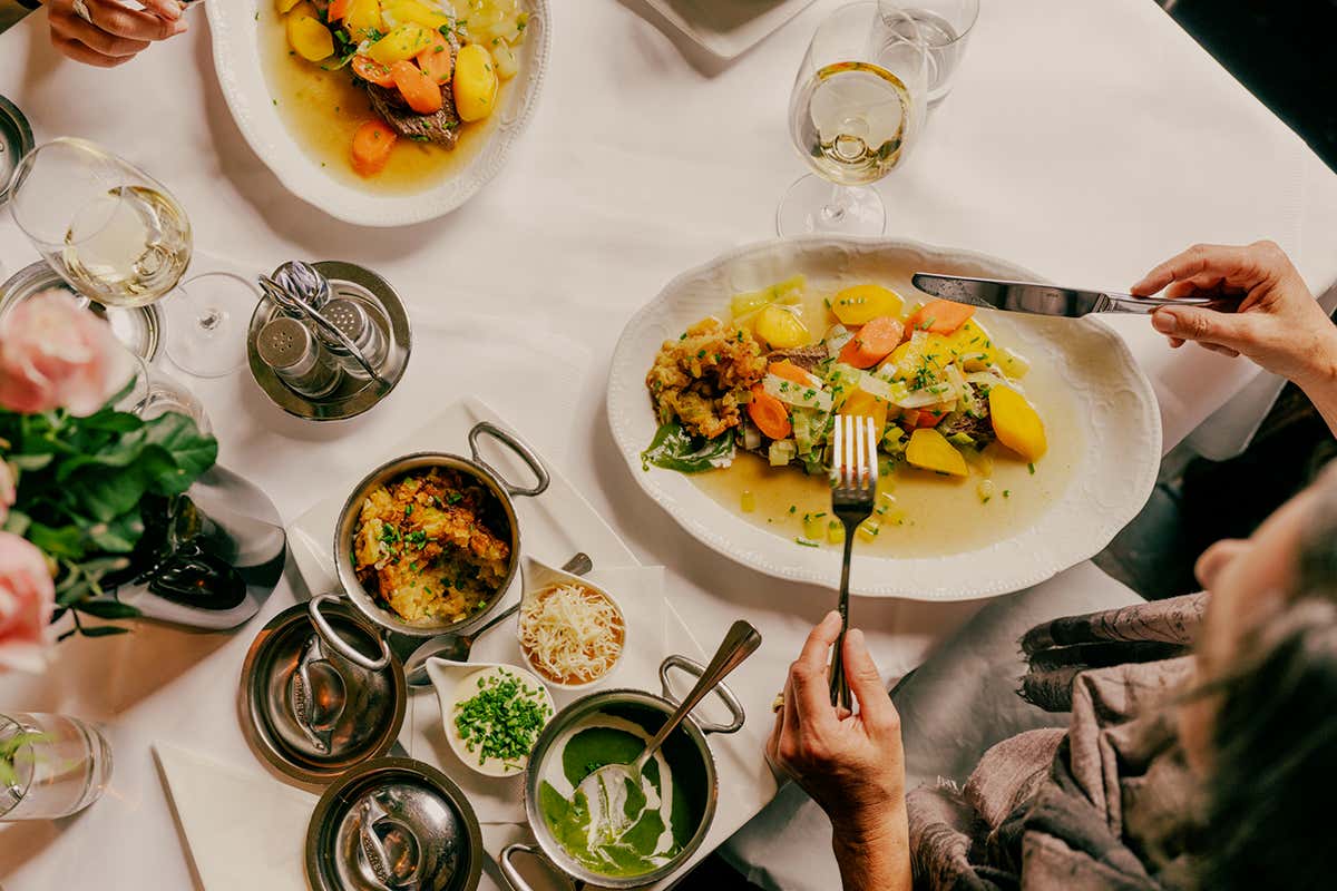 Al Gmoakeller, la cucina segue fedelmente le ricette della tradizione viennese