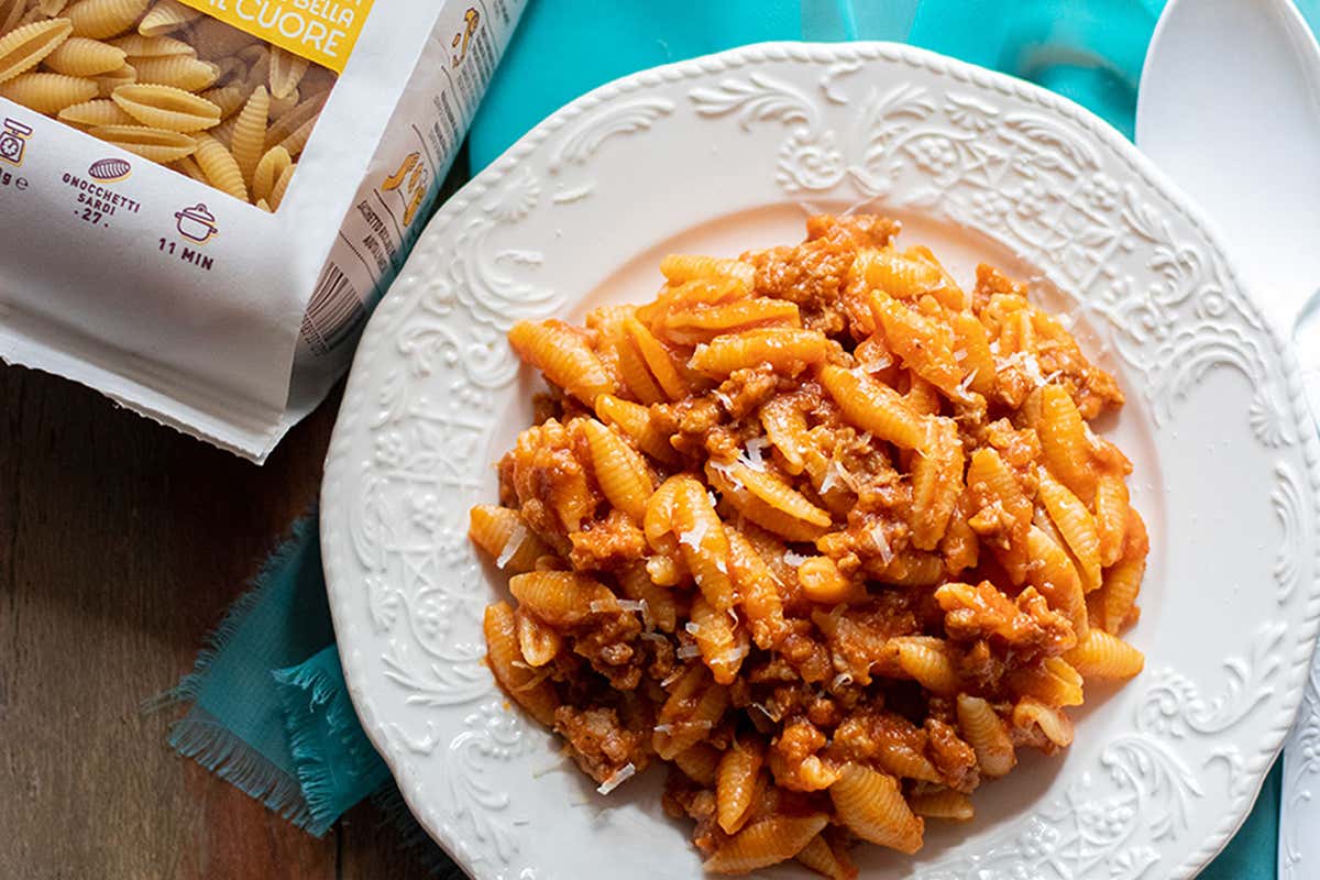 Gnocchetti sardi alla Campidanese. Foto: Simona Mirto-Tavolarte e gusto Primi di Natale: 4 ricette social con la pasta Sgambaro