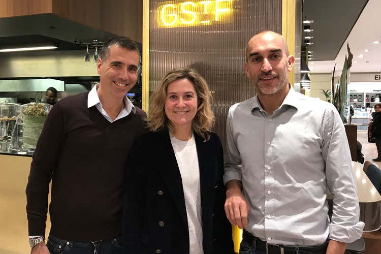 Federico Bollito, Margherita Gnutti, Giovanni Cozza (God Save The Food, quarto locale a Milano Duomo, nell'area design di Rinascente)