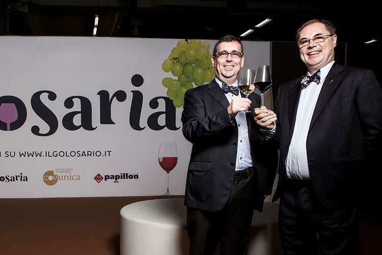 Marco Gatti e Paolo Massobrio (Paolo Massobrio: «A Golosaria il cibo è sia nutrimento che risorsa»)