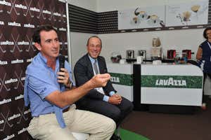 da sinistra: Gonzalo Fernandez Casta&ntilde;o e Giuseppe Lavazza
