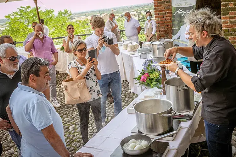 Lo show cooking di chef Andrea Mainardi