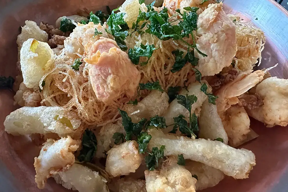 Gran fritto misto Splendido Mare a Portofino: lusso, relax e cucina gourmet