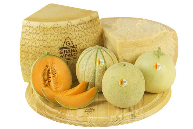 Grana Padano con Melone Mantovano Piatto per l&rsquo;estate semplice e completo