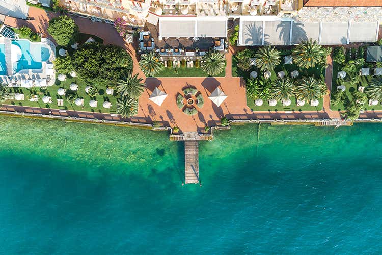 Il Ghf visto dall'alto - Grand Hotel Fasano, sul Garda trattamenti di remise en forme