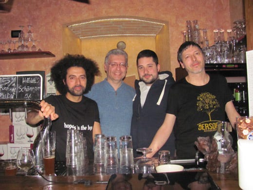 da sinistra: Nicola Grande, Giovanni Marconi, Andrea Semilia, Claudio Capelli
