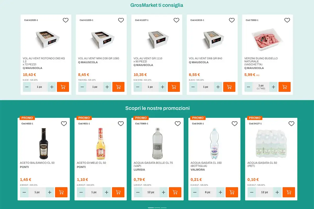 GrosMarket, nuova piattaforma e-commerce e app dedicata