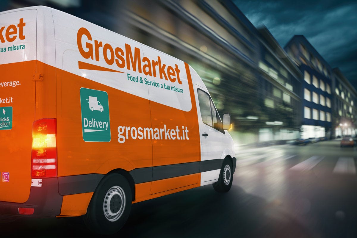 Servizio delivery GrosMarket si rinnova: sempre più servizi digitali