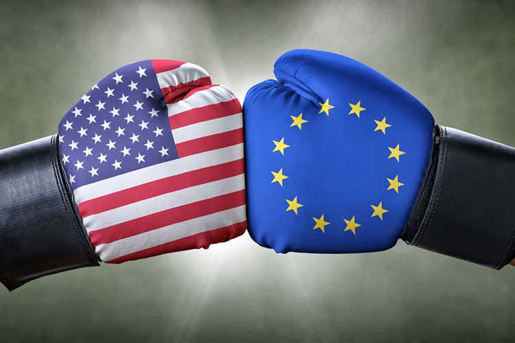 (Guerra dei dazi Usa-Ue, Trump propone uno scambio di agevolazioni) (Guerra dei dazi Usa-Ue, Trump propone uno scambio di agevolazioni)