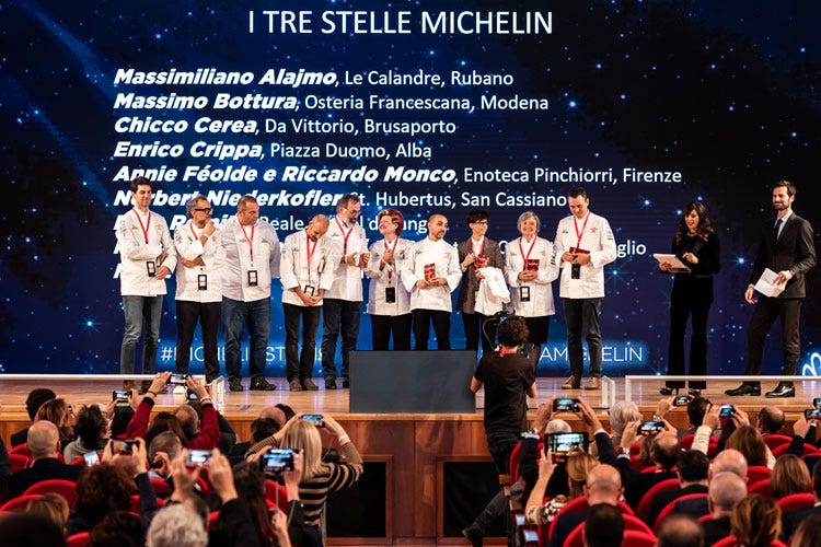 (Guida Michelin Italia 2019 Mauro Uliassi decimo tristellato)