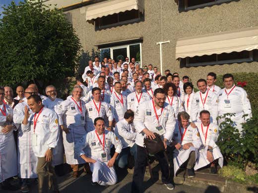 I cuochi Gvci alla sede di Saps-Pentole Agnelli