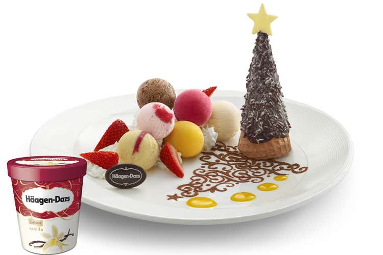 Incanto di Capodanno Un dessert raffinato ed elegante per una sontuosa cena di Capodanno. Il gusto forte e deciso del Belgian Chocolate soddisfa i palati pi&ugrave; esigenti, sposando la delicatezza delle mandorle. Una seducente tentazione per concedersi un gusto senza fine, durante la notte pi&ugrave; lunga dell&rsquo;anno.