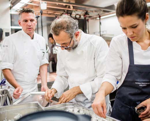 Heiko Nieder e Massimo Bottura Heiko Nieder e Massimo Bottura