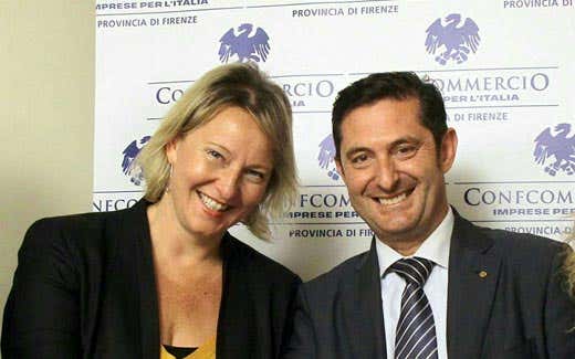 Helena Egan e Aldo Cursano