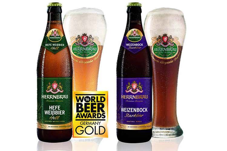 Herrnbrau conquista oro European Beer Star e World Beer Award Herrnbrau conquista oro European Beer Star e World Beer Award