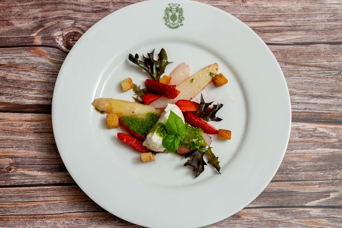 Piatto gourmet a base di asparagi: creatività e stagionalità esaltano il “re delle verdure” in chiave raffinata