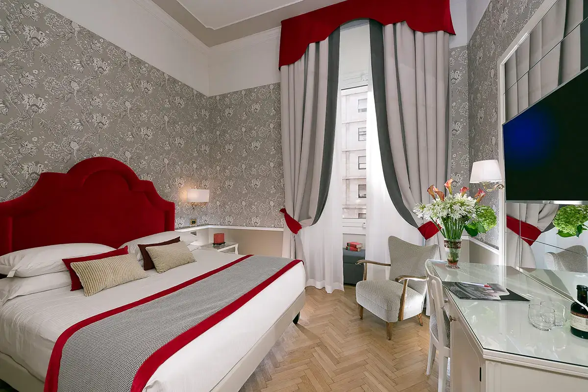Una camera dell'Hotel Massimo d'Azeglio Il fascino senza tempo dei Bettoja Hotels
