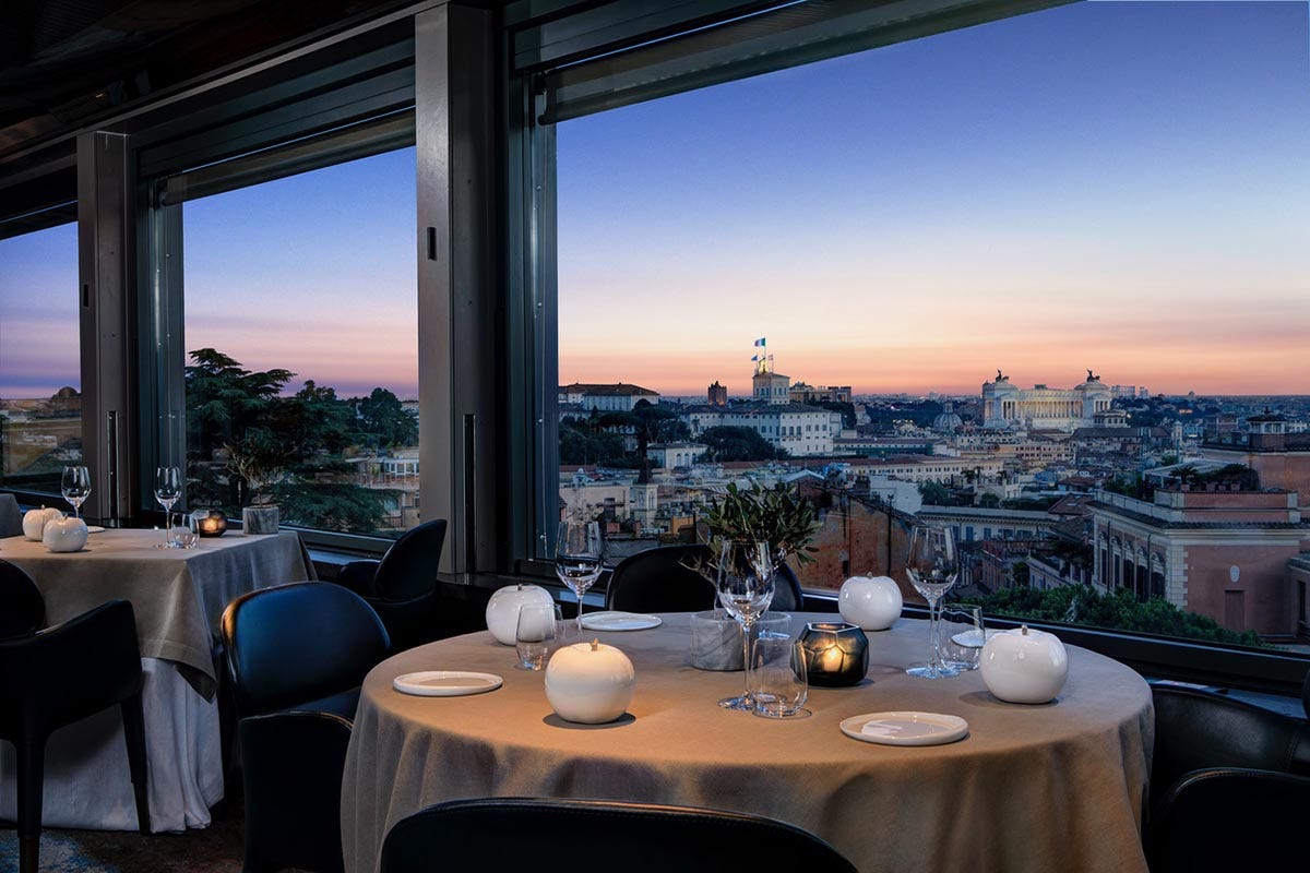 La Terrazza, il regno del cuoco stellato Fabio Ciervo  Pasqua a Roma? Ecco i migliori ristoranti dove mangiare