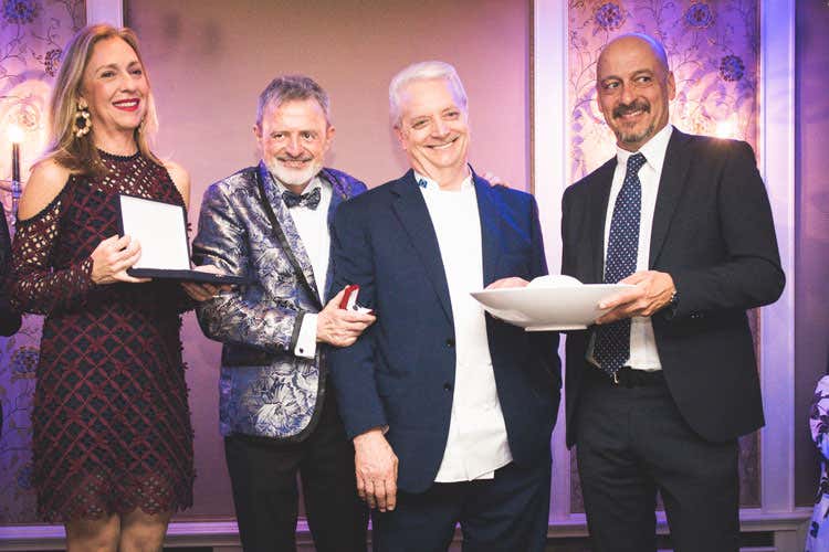 Viviana Beccalossi, Alberto Lupini, Iginio Massari e Pier Maria Saccani (I Personaggi dell’anno fanno squadra Tessera Fic a Bombana, Féolde e Cerea)