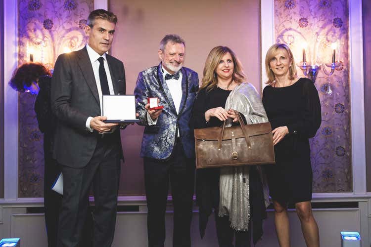 Sergio Gandi, Alberto Lupini, Marina Milan e Antonella Giupponi (I Personaggi dell’anno fanno squadra Tessera Fic a Bombana, Féolde e Cerea)