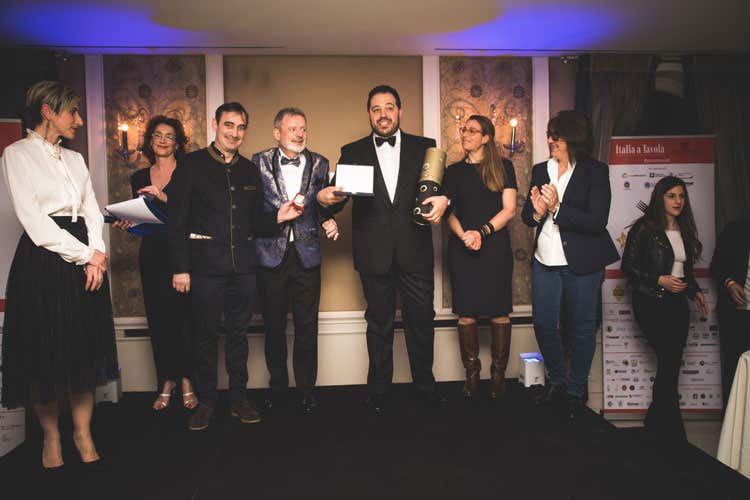 Gabriella Cicero, Annamaria Tossani, on. Daniele Belotti (Lega), Alberto Lupini, Luca Vissani, Sabrina Schench e Sandra Ciciriello (I Personaggi dell’anno fanno squadra Tessera Fic a Bombana, Féolde e Cerea)