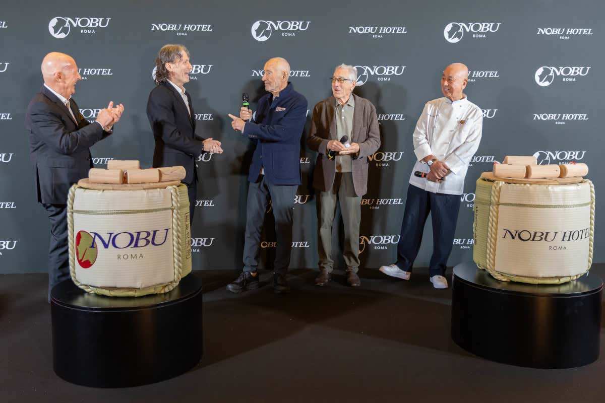 Sake Ceremony per Robert De Niro: inaugura a Roma il primo hotel Nobu italiano