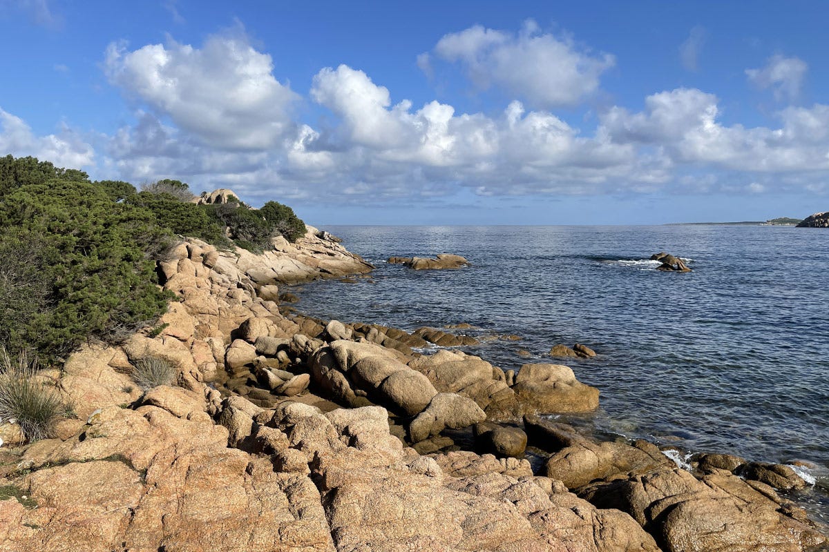 Le coste di Baja Sardinja Somu, a Baja Sardinia aperti in inverno: il coraggio vale la stella