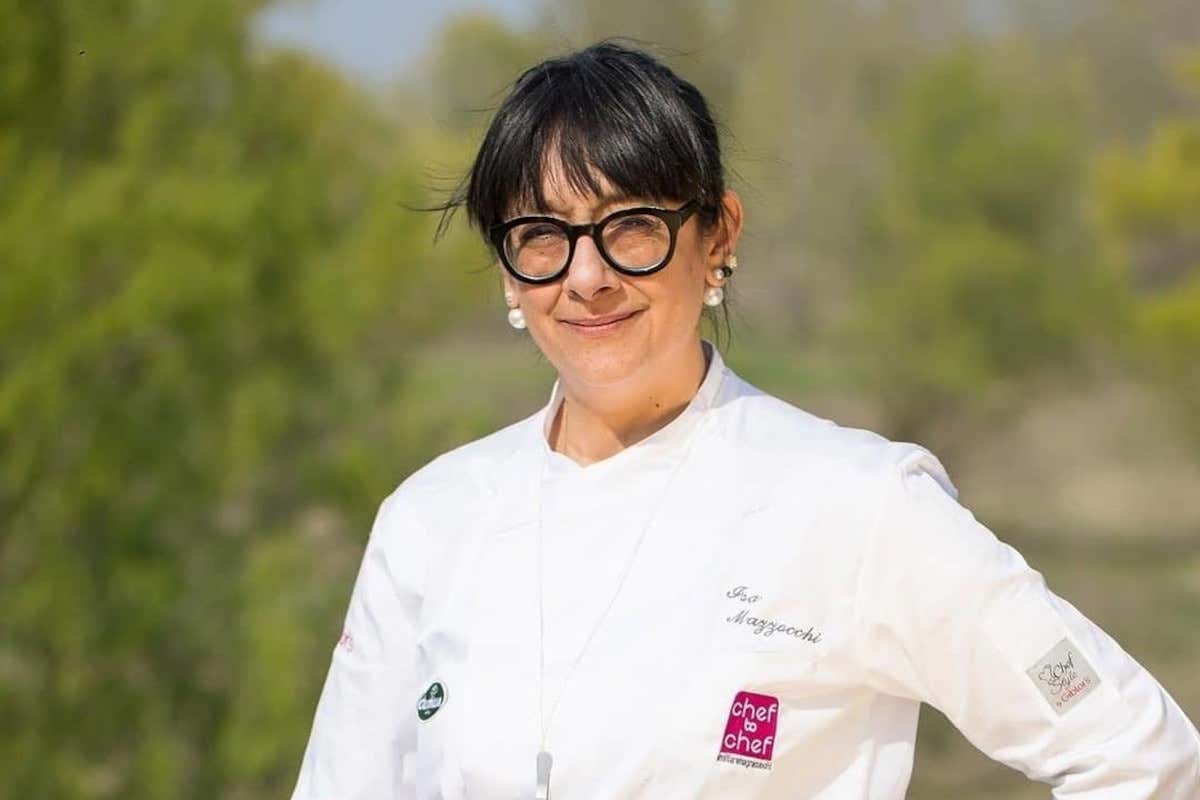 La chef Isa Mazzocchi, titolare del ristorante 1 stella Michelin La Palta