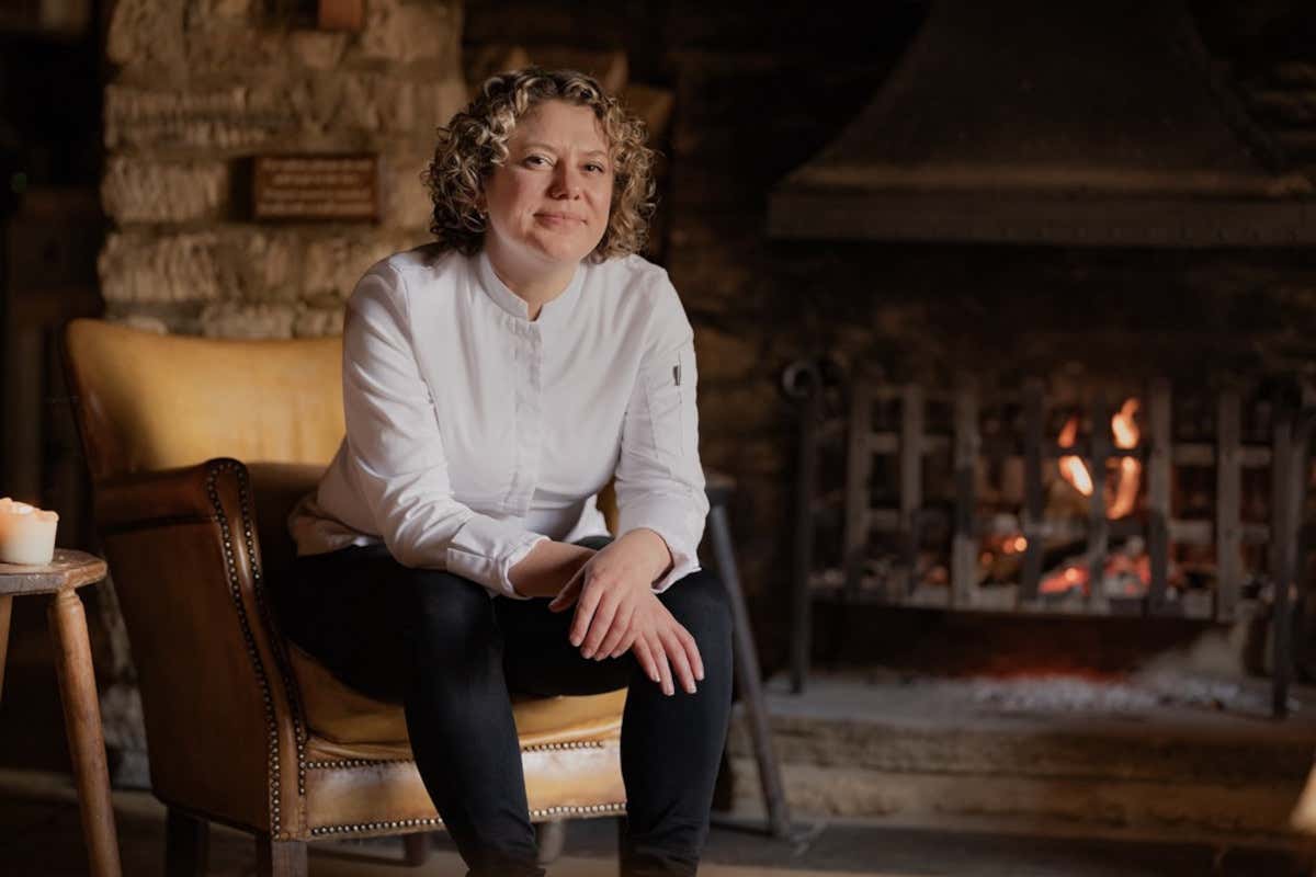 La chef inglese Sally Abè