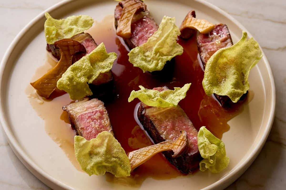 Entrecôte con cardoncelli