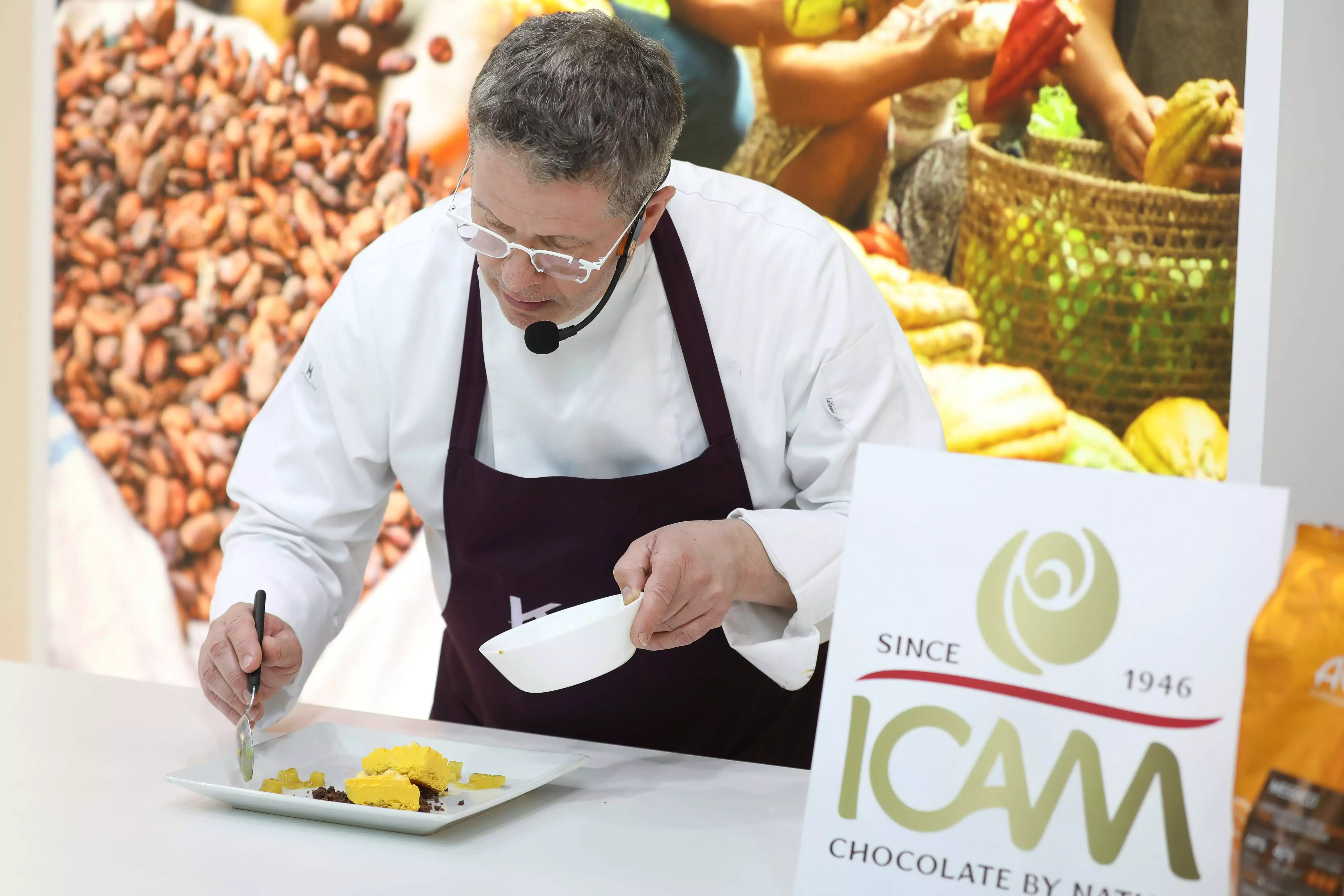 Ernst Knam, storico testimonial di Icam Icam, cioccolato denso di novit&agrave;