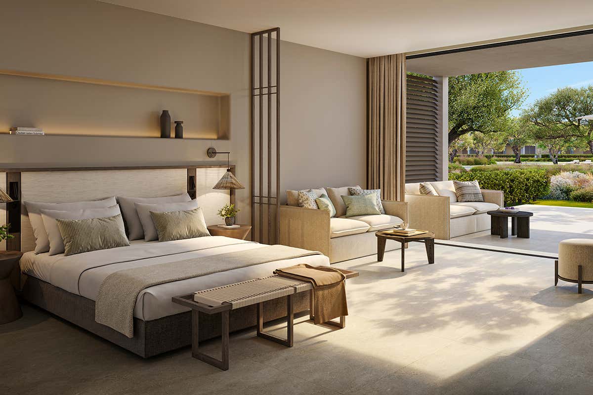 Dentro il nuovo resort Ikos a Creta: come sono le camere di Ikos Kissamos