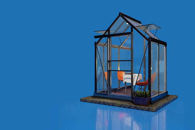 Le cupole geodetiche trasparenti aiuteranno per cenare al ristorante - Il Design Distancing al ristorante Si mangerà sotto cupole geodetiche