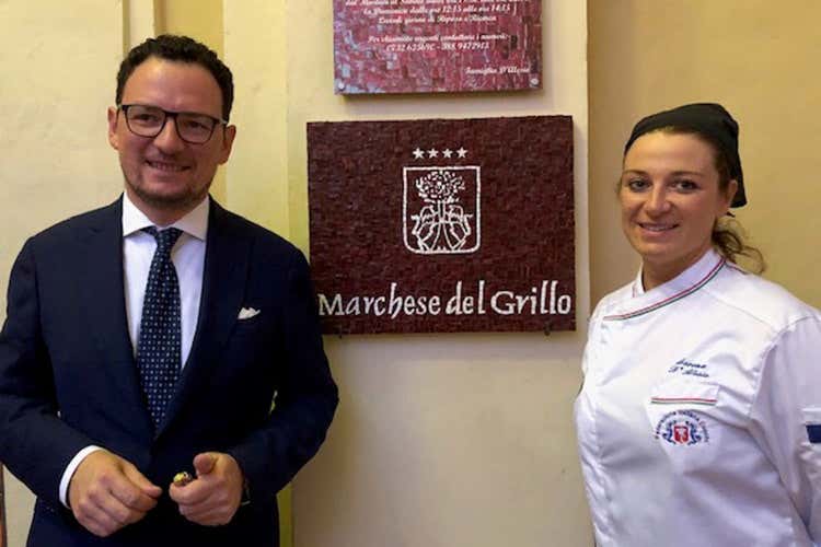 Mario e Serena D'Alessio (Il Marchese del Grillo La calda ospitalit&agrave; marchigiana)