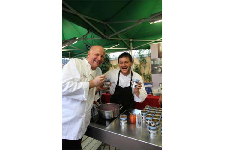 Dario Loison e Peter Brunel - Il Panettone Loison anche fuori stagione Protagonista in piatti di alta cucina