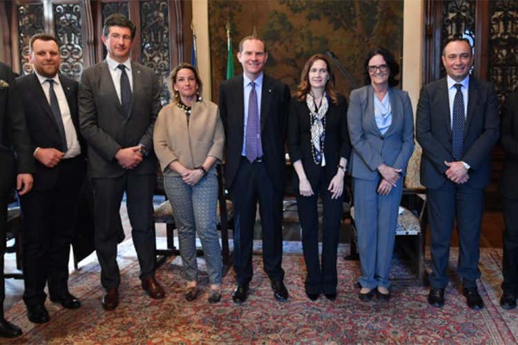 Matteo Lasagna, Luca Brondelli di Brondello, Giovanna Parmigiani, Massimiliano Giansanti, Elisabetta Falchi, Diana Theodoli Pallini e Nicola Cilento - Il romano Massimiliano Giansanti nuovo presidente di Confragricoltura