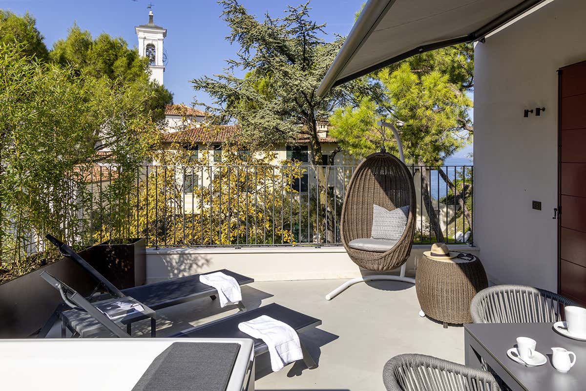La terrazza dell'executive suite Cedro