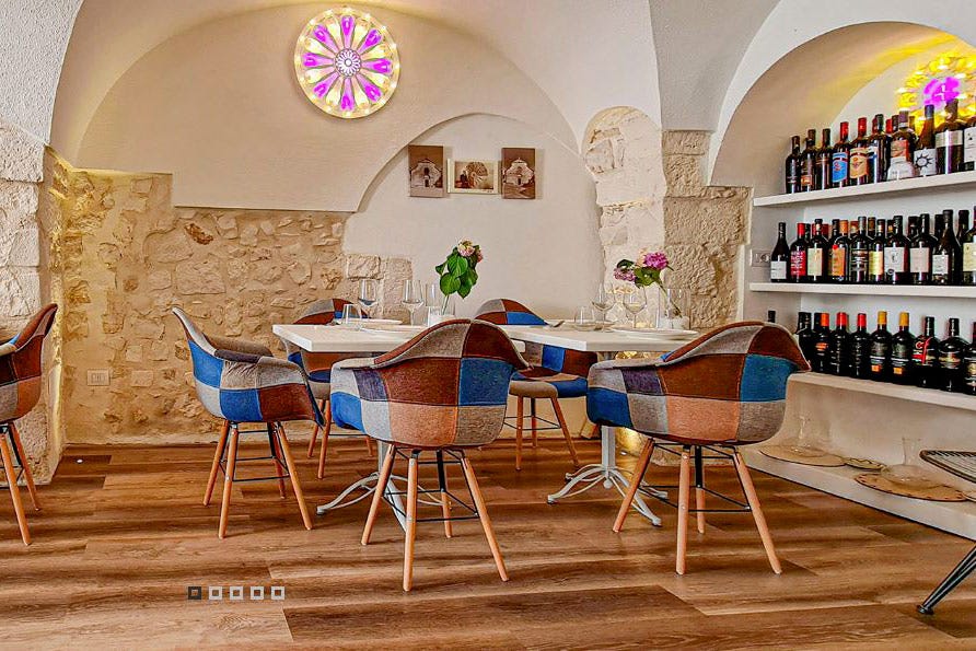 La sala del Ristorante Il Rosone Puglia e Basilicata: i ristoranti da non perdere per Pasqua