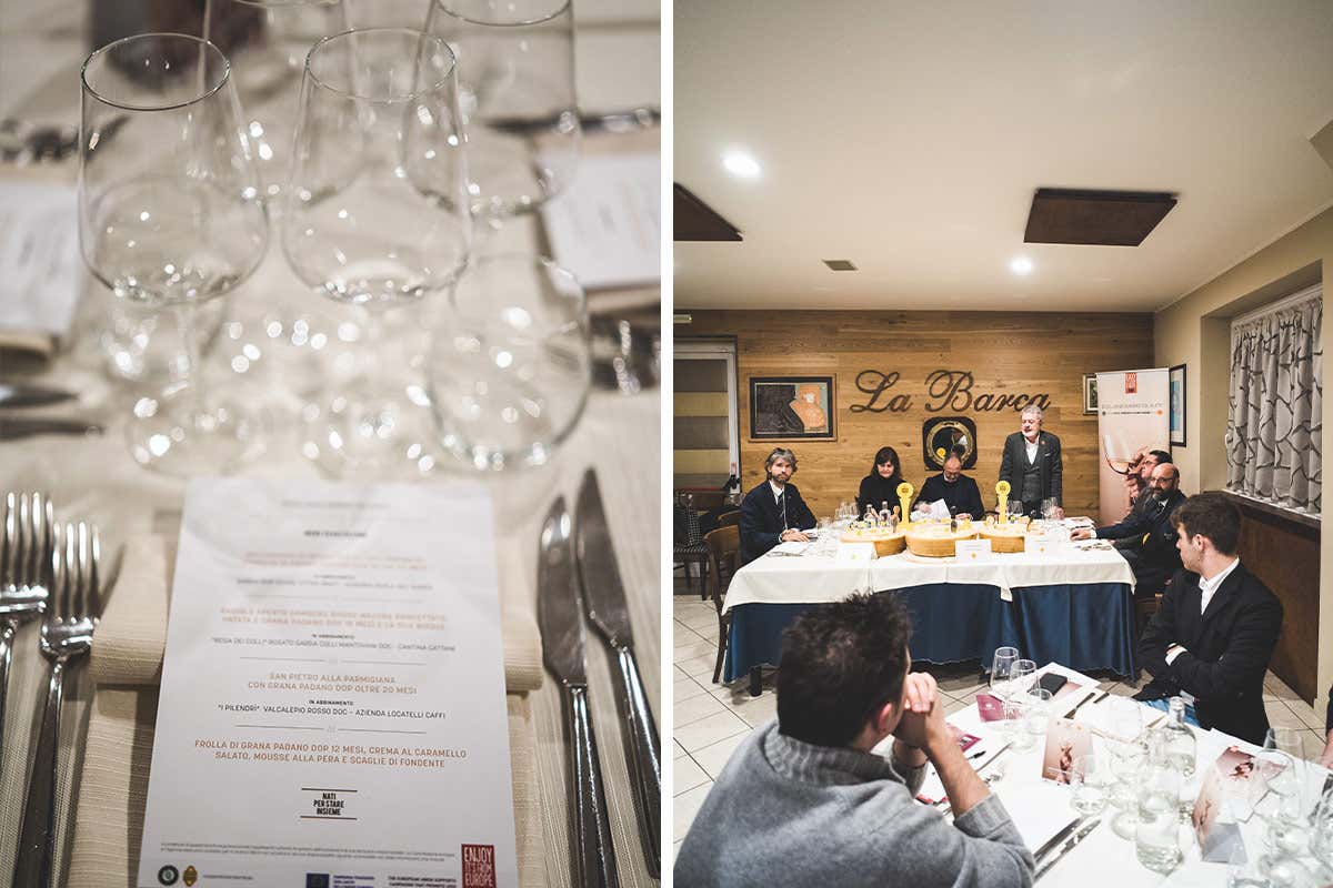 Il training formativo Il pesce sposa le eccellenze lombarde alla Trattoria La Barca