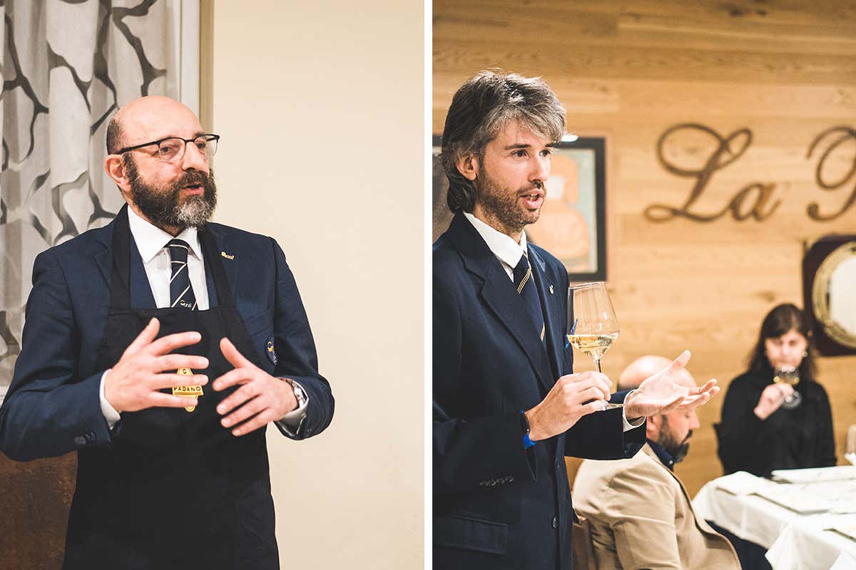 Beppe Casolo e Federico Bovarini Il pesce sposa le eccellenze lombarde alla Trattoria La Barca